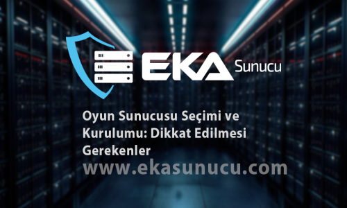 Oyun Sunucusu Seçimi ve Kurulumu: Dikkat Edilmesi Gerekenler