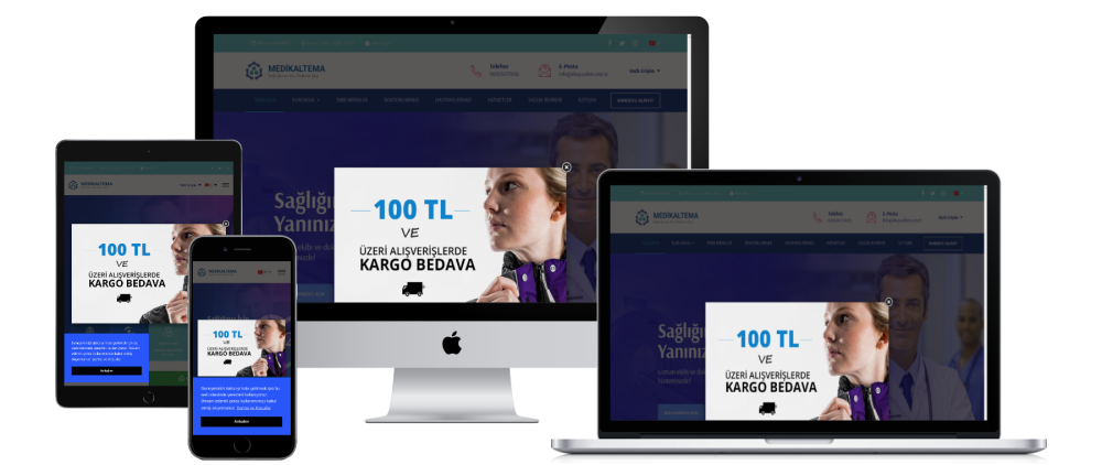 Medikal & Hastane Kurumsal Web Site Scripti V17