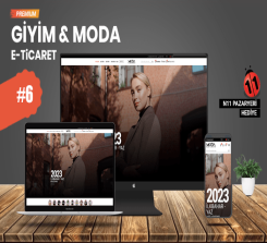 Giyim & Moda E-Ticaret Konsepti