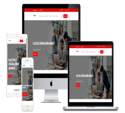 Kurumsal Firma Yazılımı & Mobil Uyumlu & Çoklu Tema & Sınırsız Dil