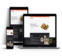 Restaurant & Cafe & Bar & Bistro Web Tasarım V2